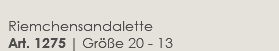  Riemchensandalette  Art. 1275 | Größe 20 - 13